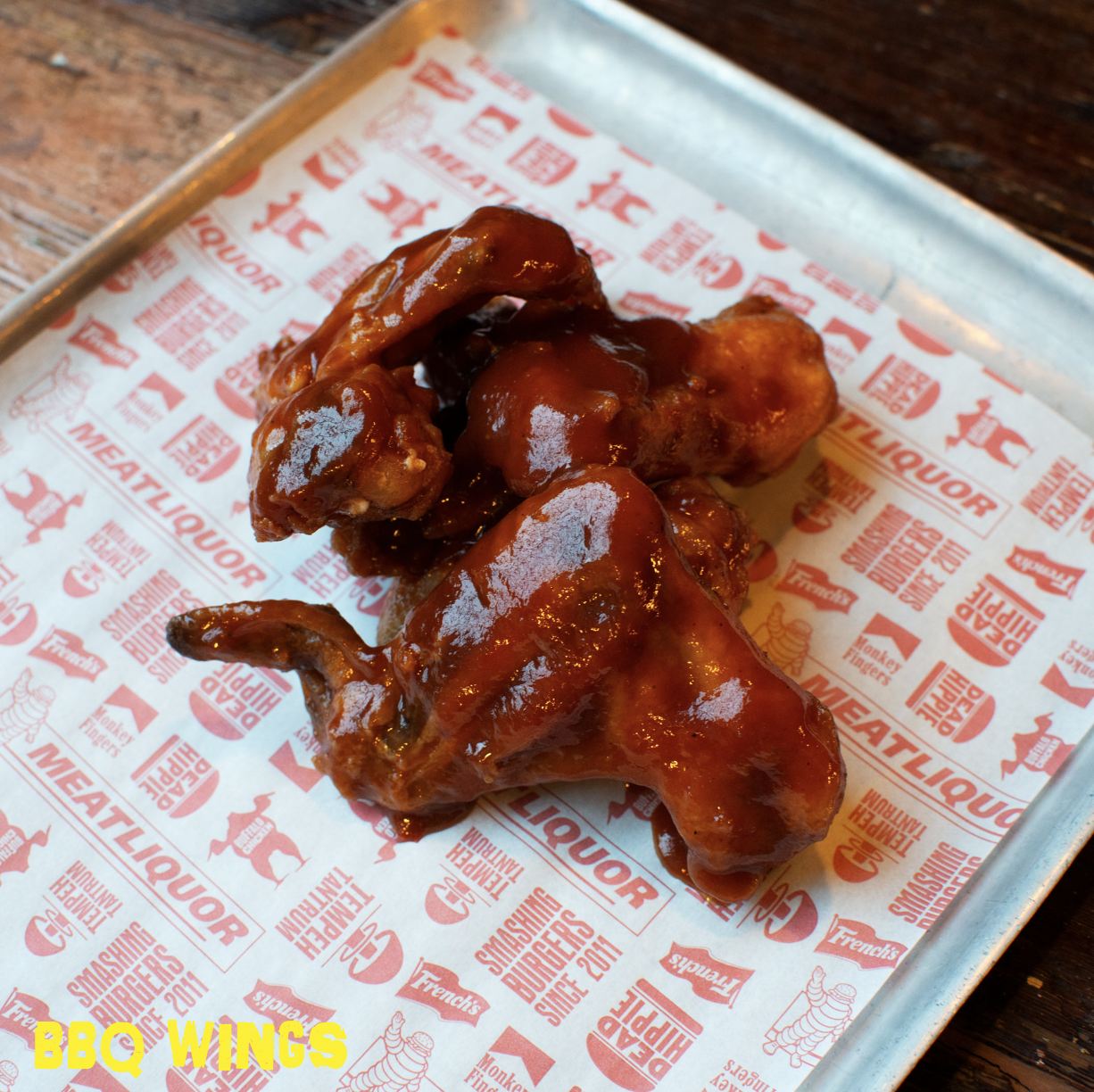 BBQ WINGS | 3 POINT CHICKEN WINGS, DEEP FRIED & COATED IN OUR BBQ SAUCE Image